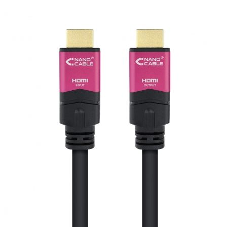 Nano Cable 10.15.3715 Cable HDMI 2.0 Macho-Macho 4K@60Hz 18 Gbps 15m Negro